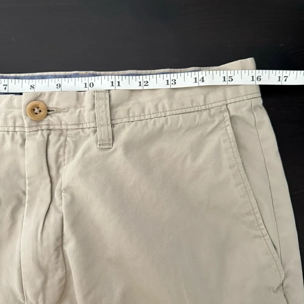 J Crew Pants Mens 32x34 Beige Essex Pant Chino Straight Leg Lightweight Coastal